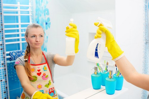 Kennington Cleaners team preparing for a safe cleaning job