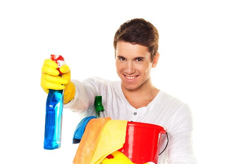 Deep cleaning a bathroom in a Kennington home